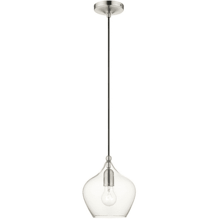 Brushed Nickel Tone Finish Pendants Steel Material Medium Base 8 Wide 1 Light Fixture
Brushed Nickel Tone Finish Pendants Steel Material Medium Base 8 Wide 1 Light Fixture
