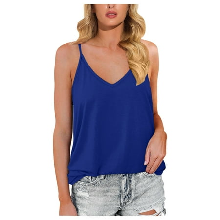 Shirts For Women Summer V-Neck Spaghetti Strapless Vest Sleeveless Shirt Loose Camisole
Shirts For Women Summer V-Neck Spaghetti Strapless Vest Sleeveless Shirt Loose Camisole