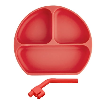 Warkul Baby Suction Plate with Straw 3 Compartments Strong Suction Cup Anti-overturn Food Grade Dinnerware Anti-slip Silicone Toddlers Feeder Dish Kitchen Supplies
Warkul Baby Suction Plate with Straw 3 Compartments Strong Suction Cup Anti-overturn Food Grade Dinnerware Anti-slip Silicone Toddlers Feeder Dish Kitchen Supplies