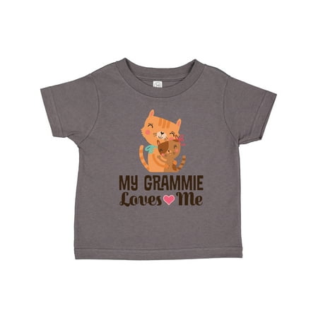 Inktastic My Grammie Loves Me Granddaughter Gift Toddler Toddler Girl T-Shirt