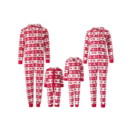 CenturyX Christmas Matching Pajamas for Family Elk Floral Print Long Sleeve Hooded Romper One-Piece Xmas Sleepwear for Women Men Kid Baby Red
CenturyX Christmas Matching Pajamas for Family Elk Floral Print Long Sleeve Hooded Romper One-Piece Xmas Sleepwear for Women Men Kid Baby Red