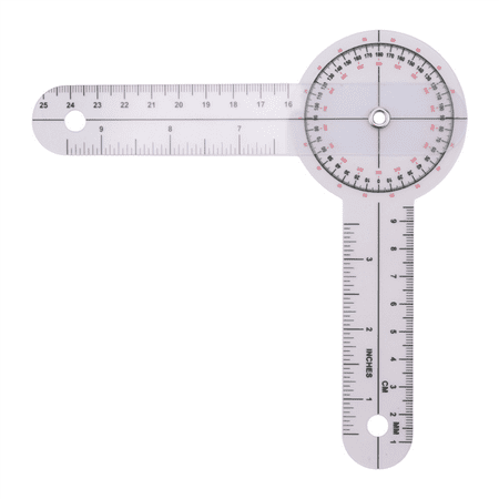 3-Piece Goniometer 6/8/12 Inch Occupational Therapy Protractor Tool Measuring Angle Ruler 360 Degree Universal
3-Piece Goniometer 6/8/12 Inch Occupational Therapy Protractor Tool Measuring Angle Ruler 360 Degree Universal