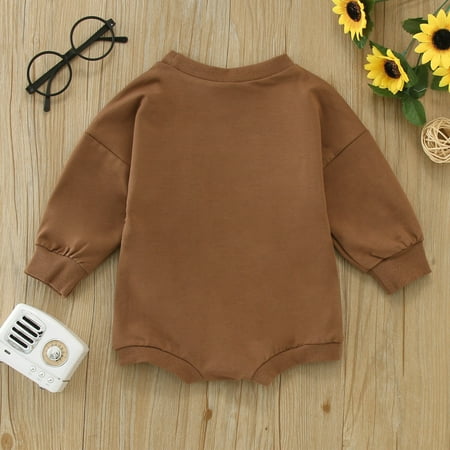 Gubotare Baby Bodysuit Toddler Baby Boy Girl Christmas Outfit Santa Baby Printed Long Sleeve Sweatshirt Romper Fall Winter Baby Clothes Coffee 6-12 Months
Gubotare Baby Bodysuit Toddler Baby Boy Girl Christmas Outfit Santa Baby Printed Long Sleeve Sweatshirt Romper Fall Winter Baby Clothes Coffee 6-12 Months