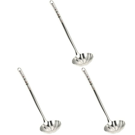 BESTONZON 3pcs Stirring Soup Spoon Serving Soup Ladle Reusable Large Spoon Home Long Spoon
BESTONZON 3pcs Stirring Soup Spoon Serving Soup Ladle Reusable Large Spoon Home Long Spoon