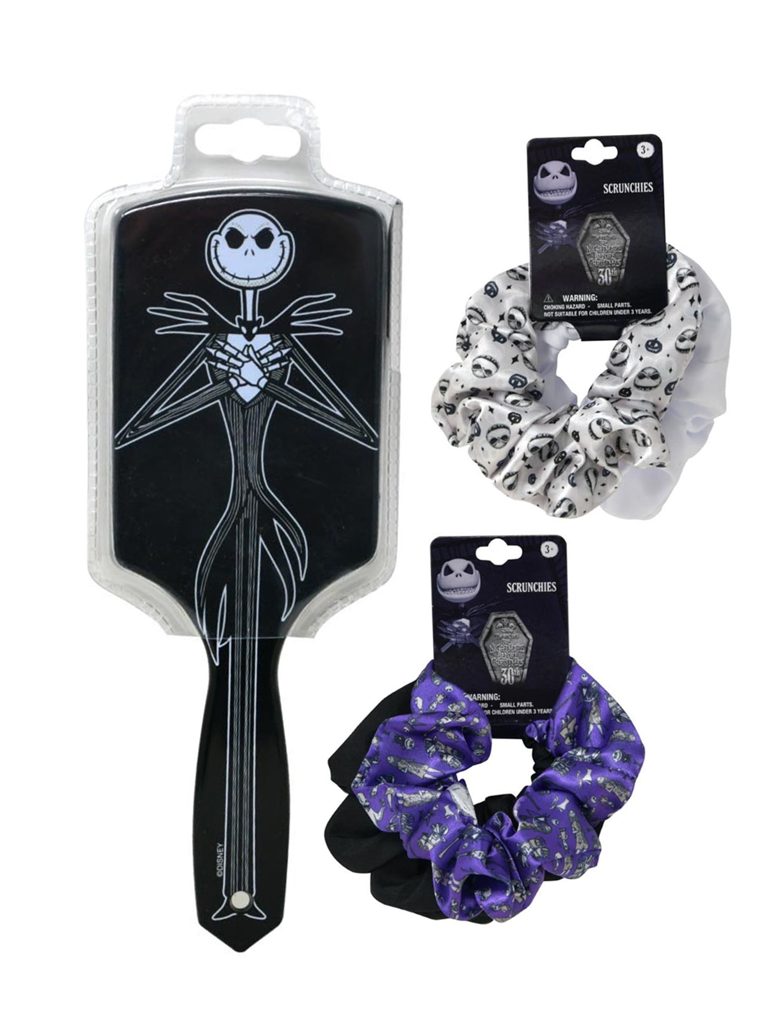 Girls Nightmare Before Christmas Hair Scrunchies Jack Skellington