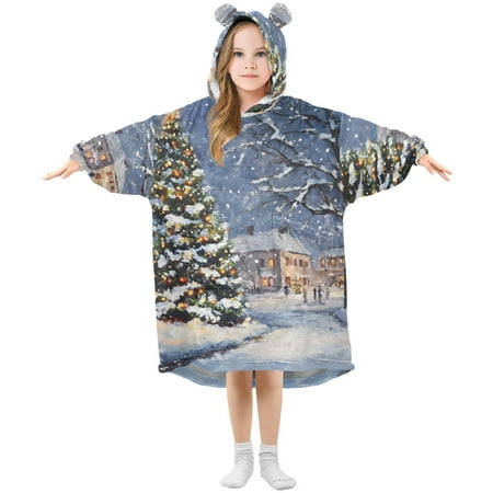 joogoo Wearable Blanket Hoodie for Kids Christmas Tree in Night Flannel Oversized Sweatshirt 3-14 Years L
joogoo Wearable Blanket Hoodie for Kids Christmas Tree in Night Flannel Oversized Sweatshirt 3-14 Years L