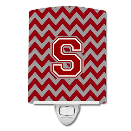 Caroline s Treasures CJ1049-SCNL Letter S Chevron Maroon and White Ceramic Night Light 6x4x3 multicolor
Caroline s Treasures CJ1049-SCNL Letter S Chevron Maroon and White Ceramic Night Light 6x4x3 multicolor