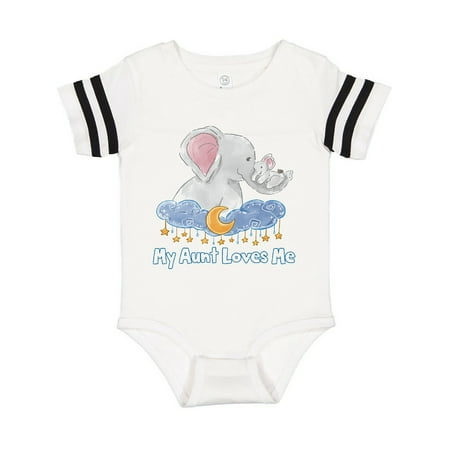 Inktastic My Aunt Loves Me Cute Elephants Clouds Moon and Stars Gift Baby Boy or Baby Girl Bodysuit
Inktastic My Aunt Loves Me Cute Elephants Clouds Moon and Stars Gift Baby Boy or Baby Girl Bodysuit
