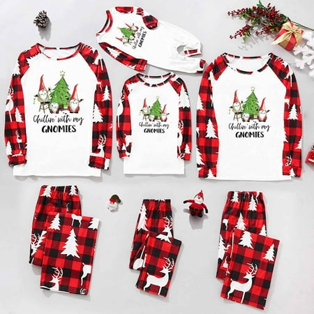 LINMOUA Men s Dad Christmas Plaid Print Family Matching Long-Sleeved Top + Pants Set
LINMOUA Men s Dad Christmas Plaid Print Family Matching Long-Sleeved Top + Pants Set