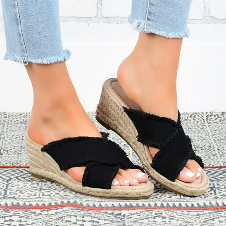〖Yilirongyumm〗 Black 42 Sandals Women Heel Platform And Sandals Summer Fashion Strap Spring Women Wedge Cross Women s Sandals
〖Yilirongyumm〗 Black 42 Sandals Women Heel Platform And Sandals Summer Fashion Strap Spring Women Wedge Cross Women s Sandals