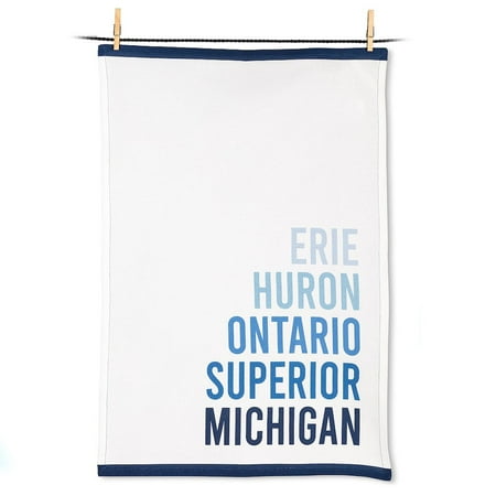 Set of 12 Great Lakes Tea Towel