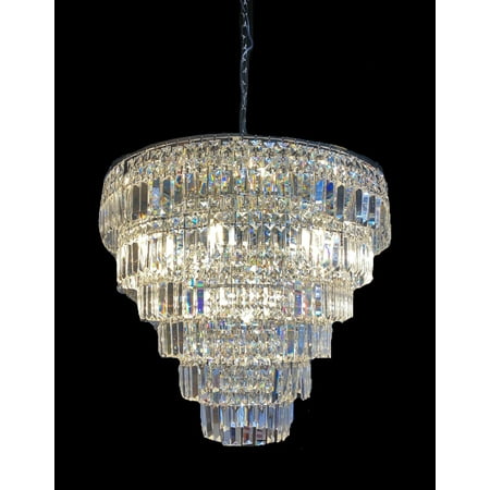 Round Chandelier 28 Wide Crystal Clear Flush mount
Round Chandelier 28 Wide Crystal Clear Flush mount
