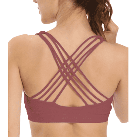 Sports Bras for Women Cross Back Padded Sports Bra Medium Support Workout Running Yoga Bra
Sports Bras for Women Cross Back Padded Sports Bra Medium Support Workout Running Yoga Bra