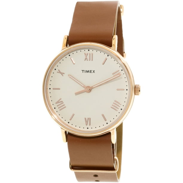 Timex Men's Southview 41 TW2R28800 Gold Leather Analog Quartz Dress Watch