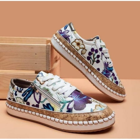 2020 New Women Sneakers Elegant Floral Printed Lace Up Female Flat Shoes Fashion Round Toe Lady Vulcanized Shoes Women Casual Shoes
2020 New Women Sneakers Elegant Floral Printed Lace Up Female Flat Shoes Fashion Round Toe Lady Vulcanized Shoes Women Casual Shoes
