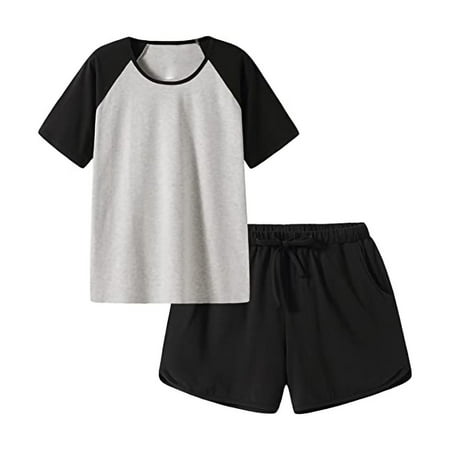 Women s Casual Short Sleeve Two Piece Split Homewear Suit Women s Casual Short Sleeve Two Pieces Split Pajamas Home Suit
Women s Casual Short Sleeve Two Piece Split Homewear Suit Women s Casual Short Sleeve Two Pieces Split Pajamas Home Suit