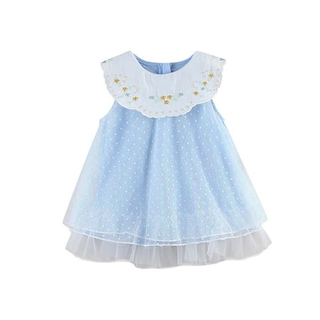 TAIAOJING Toddler Girl Dress Sleeveless Mesh Tulle Suspenders Dress Dance Party Princess Dresses
TAIAOJING Toddler Girl Dress Sleeveless Mesh Tulle Suspenders Dress Dance Party Princess Dresses