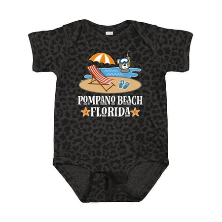 Inktastic Pompano Beach Florida Trip Gift Baby Boy or Baby Girl Bodysuit