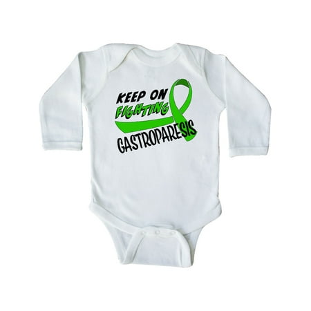 Inktastic Keep On Fighting Gastroparesis- green ribbon Gift Baby Boy or Baby Girl Long Sleeve Bodysuit
Inktastic Keep On Fighting Gastroparesis- green ribbon Gift Baby Boy or Baby Girl Long Sleeve Bodysuit