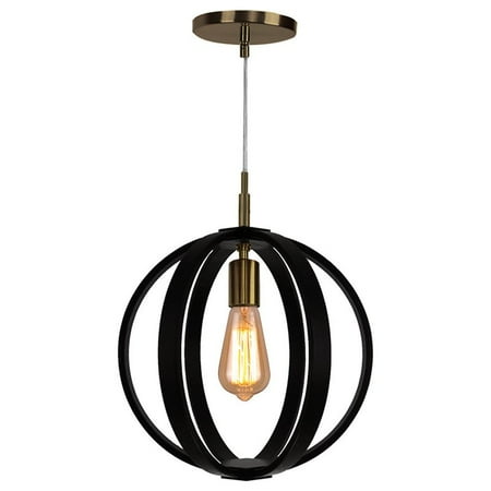 Woodbridge Lighting Celestial 1 Light Wood Pendant in Brushed Brass/Wenge Black
Woodbridge Lighting Celestial 1 Light Wood Pendant in Brushed Brass/Wenge Black