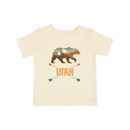 Inktastic Utah Vacation Bear Silhouette Gift Baby Boy or Baby Girl T-Shirt