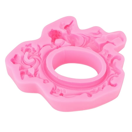 Fondant Mould Heat Resistant Baking Mold For Home Pink