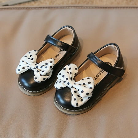 Cathalem Leather Boots Fashion Autumn Girls Casual Shoes Flat Polka Dot Bow Solid Color Hook Loop Dress Shoes Simple Style Shoes Black 2 Years
Cathalem Leather Boots Fashion Autumn Girls Casual Shoes Flat Polka Dot Bow Solid Color Hook Loop Dress Shoes Simple Style Shoes Black 2 Years