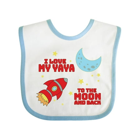 Inktastic I Love My Yaya to the Moon and Back Gift Baby Boy or Baby Girl Bib
Inktastic I Love My Yaya to the Moon and Back Gift Baby Boy or Baby Girl Bib