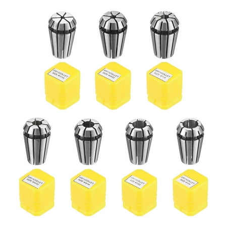 Uxcell ER11 Spring Collet 1/16 3/32 1/8 5/32 3/16 7/32 1/4 Chuck for CNC Machine Lathe Milling 7 Pack
Uxcell ER11 Spring Collet 1/16 3/32 1/8 5/32 3/16 7/32 1/4 Chuck for CNC Machine Lathe Milling 7 Pack