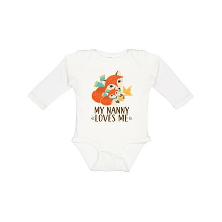 Inktastic My Nanny Loves Me Cute Fox Gift Baby Boy or Baby Girl Long Sleeve Bodysuit
Inktastic My Nanny Loves Me Cute Fox Gift Baby Boy or Baby Girl Long Sleeve Bodysuit