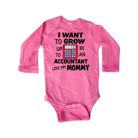 Inktastic I Want To Grow up To Be An Accountant Like My Mommy Gift Baby Boy or Baby Girl Long Sleeve Bodysuit
Inktastic I Want To Grow up To Be An Accountant Like My Mommy Gift Baby Boy or Baby Girl Long Sleeve Bodysuit