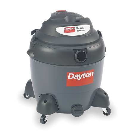 DAYTON 3VE22 Wet\/Dry Vacuum, 6.5 HP, 18 gal, 120V