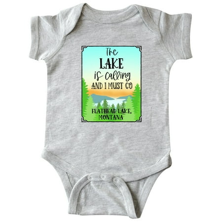 Inktastic The Lake is Calling and I Must Go Flathead Lake Montana Gift Baby Boy or Baby Girl Bodysuit
Inktastic The Lake is Calling and I Must Go Flathead Lake Montana Gift Baby Boy or Baby Girl Bodysuit