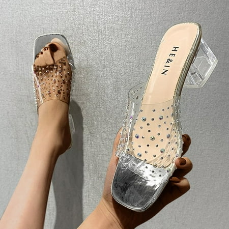 MRULIC slippers for women High Chunky Fashion Thick Soled Shoes Sandals Heels Casual Women s Breathable womens slippers house slippers for women Silver + US:9.5-10
MRULIC slippers for women High Chunky Fashion Thick Soled Shoes Sandals Heels Casual Women s Breathable womens slippers house slippers for women Silver + US:9.5-10