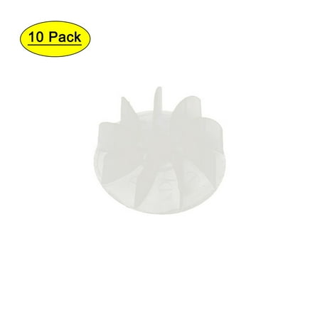 50mm x 19mm Plastic Motor Fan Hair Dryer Accessories 10pcs