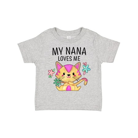 Inktastic My Nana Loves Me with Cute Kitten and Flowers Gift Toddler Boy or Toddler Girl T-Shirt
Inktastic My Nana Loves Me with Cute Kitten and Flowers Gift Toddler Boy or Toddler Girl T-Shirt
