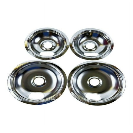Range Drip Pans for Electric Stove - Replacement for W10196406 W10196405(4 Pack 2Pcs 6Inch and 2Pcs 8Inch)Drip Pans
Range Drip Pans for Electric Stove - Replacement for W10196406 W10196405(4 Pack 2Pcs 6Inch and 2Pcs 8Inch)Drip Pans