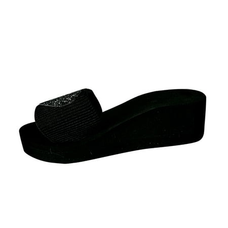 Wedge Sandals for Women Glitter Sequins One Strap Open Toe Casual Platform Sandals Comfy Slip On Chunky Sandal for Girls
Wedge Sandals for Women Glitter Sequins One Strap Open Toe Casual Platform Sandals Comfy Slip On Chunky Sandal for Girls