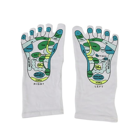 TWIFER Socks Foot Massager Foot Acupoint Map Acupressure Reflexology Socks