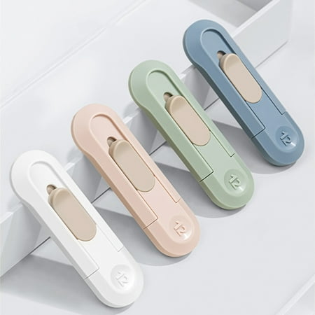 Pocket Knife Portable Safe Sturdy Auto-Retract Uncrate Student Penknife Office Stationery Green PlasticApplication: Cut
Pocket Knife Portable Safe Sturdy Auto-Retract Uncrate Student Penknife Office Stationery Green PlasticApplication: Cut