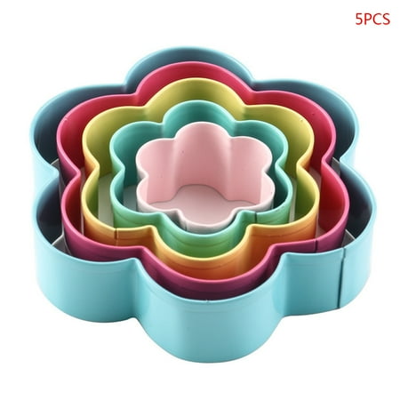OOKWE 5pcs/set 3D Plum Blossom Biscuit Cutter Cookie Mold Cake Fondant Stainless Steel DIY Kitchen Cooking Tools
OOKWE 5pcs/set 3D Plum Blossom Biscuit Cutter Cookie Mold Cake Fondant Stainless Steel DIY Kitchen Cooking Tools