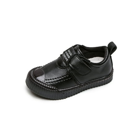Rockomi Boy s Casual Flats Formal Comfort Magic Tape Children Round Toe Shoes