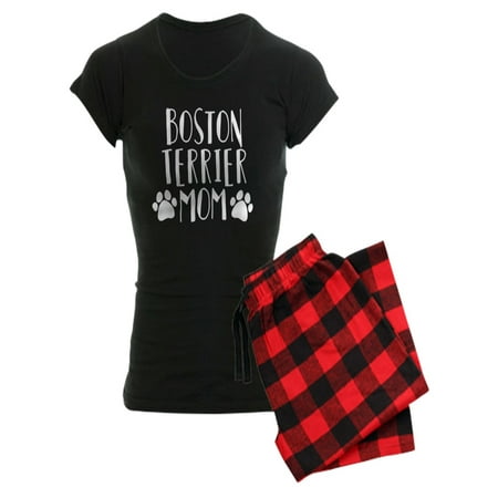 CafePress - Boston Terrier Mom - Women s Dark Pajamas