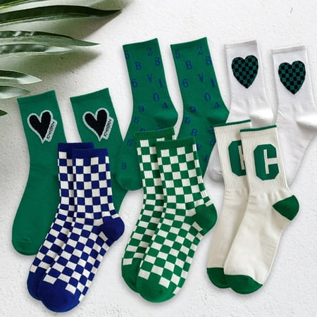 Mid Calf Socks Checkerboard Love Heart Letter Number Pattern Cozy Non-slip High Elasticity Cotton Blend Men Wom
Mid Calf Socks Checkerboard Love Heart Letter Number Pattern Cozy Non-slip High Elasticity Cotton Blend Men Wom