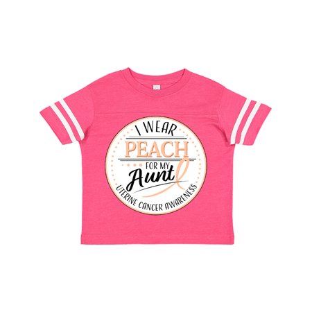 Inktastic I Wear Peach for my Aunt - Uterine Cancer Awareness Gift Toddler Boy or Toddler Girl T-Shirt
Inktastic I Wear Peach for my Aunt - Uterine Cancer Awareness Gift Toddler Boy or Toddler Girl T-Shirt
