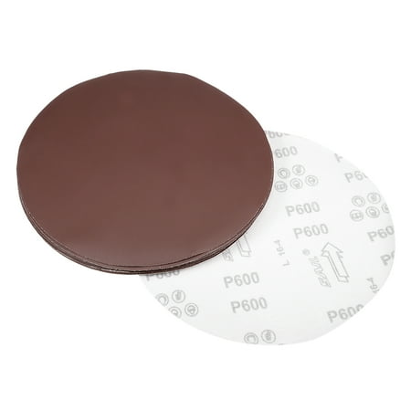 9 Inch Sanding Disc 600 Grits Flocking Sandpaper for Sander 10 Pcs