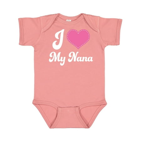 Inktastic I Love My Nana Gift Baby Boy or Baby Girl Bodysuit