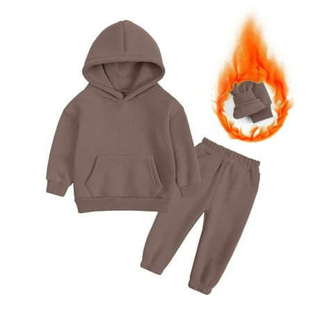 RPVATI Toddler Baby Child Children Kids Clothes Fleece Long Sleeve Hooded Hoodie + Pants Set 2 Pieces Fall Winter Clothes
RPVATI Toddler Baby Child Children Kids Clothes Fleece Long Sleeve Hooded Hoodie + Pants Set 2 Pieces Fall Winter Clothes