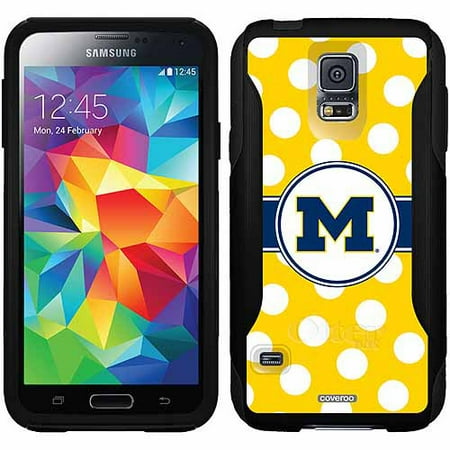 Michigan Polka Dots Design on OtterBox Commuter Series Case for Samsung Galaxy S5