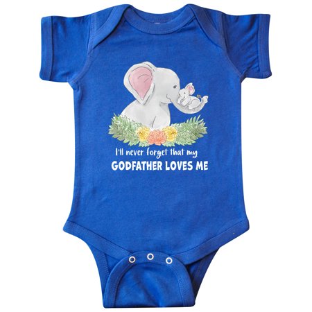Inktastic I ll Never Forget That My Godfather Loves Me Cute Elephants Gift Baby Boy or Baby Girl Bodysuit
Inktastic I ll Never Forget That My Godfather Loves Me Cute Elephants Gift Baby Boy or Baby Girl Bodysuit